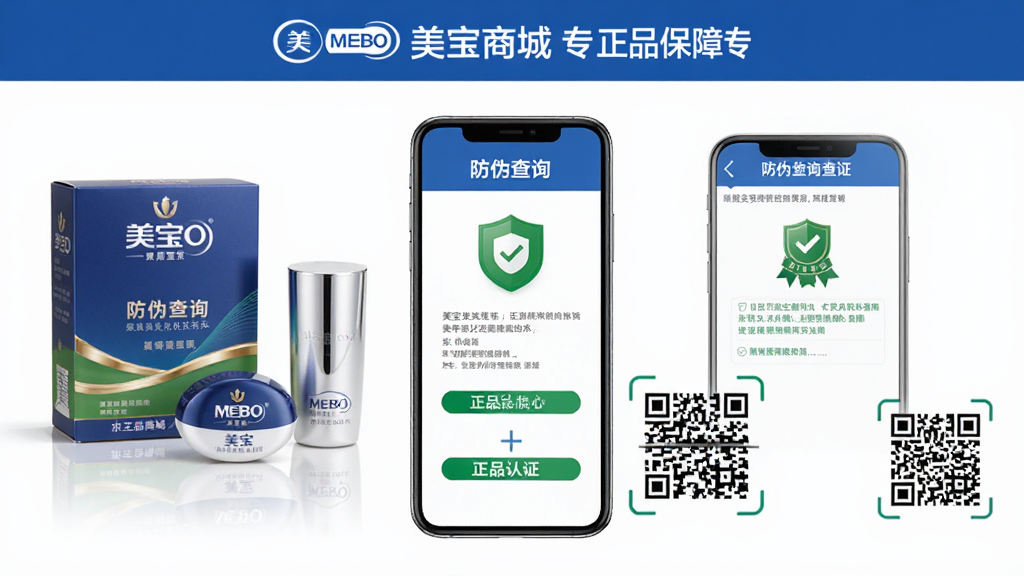 MEBO�����̳���Ʒ����ר��ҳ�棬��������Ϊ�ֻ���Ļչʾ��α��ѯ���棬�Ա߷���������Ʒ��װ�����ά��ɨ���ʶ�����ֲ������ҷ��������Ϊ��Ʒʵ��ͼ���Ҳ�Ϊ�ֻ���֤ҳ�棬���רҵ���ţ�ϸ�ڰ�����ɫ����ͼ�ꡢ��Ʒ��֤��ǩ�������������ɾ����޶���Ԫ��