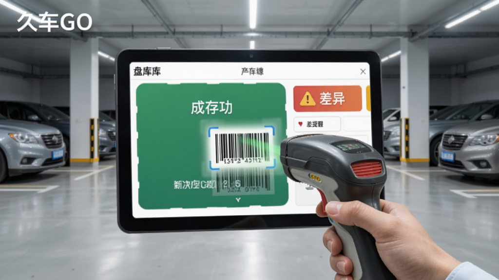 �������ơ��ó�GO���̿⹦�ܽ��棬��������չʾɨ��ǹɨ�賵�����룬��Ļ��ʾ���ƥ��ɹ���������ѣ�����Ϊ�����ͣ����������дʵ���ϸ�����������ʸɾ�