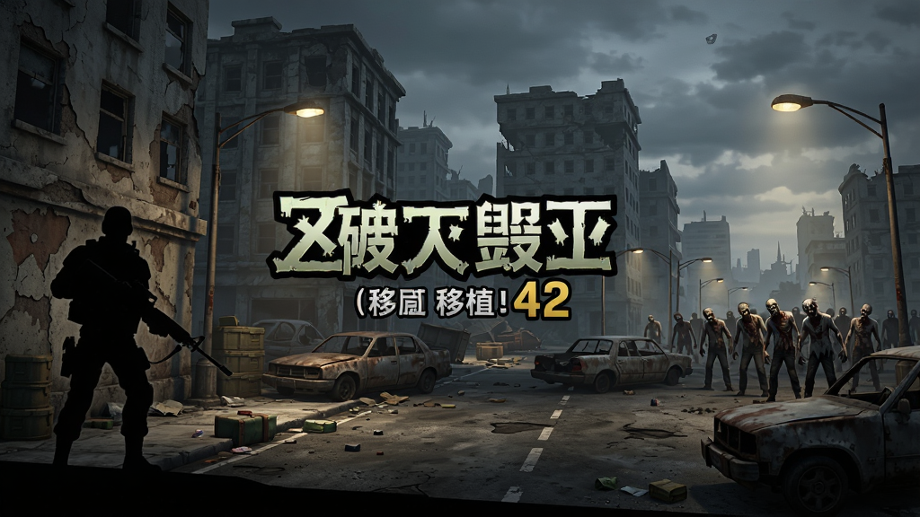 ��ʬ���𹤳�42��(steam��ֲ)��Ϸ������ȫ��չʾ������Ϊ�������нֵ����ưܽ���Ⱥ�����ֲ��ú��������ͼ���������������ϷLogo��汾�ţ��Ű����Ϊ��ɫ������վ����Ӱ���Ҳ�ΪɥʬȺԶ�������Ϊдʵĩ�շ����磬ϸ�ڰ���ɢ�����ʡ������������߲�ǽ����谵·�ƣ����ʸ��壬�ɾ����޶���Ԫ��