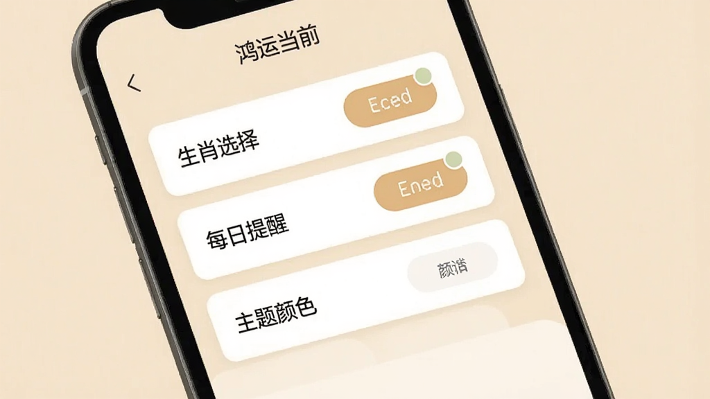 一张手机应用设置界面的图片,画面中