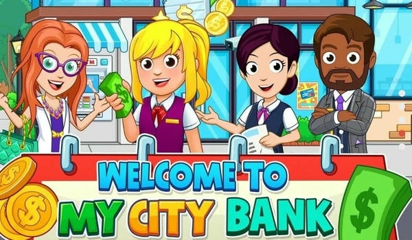 �ҵĳ������йٷ����İ���Ϸ���أ�My City Bank����װ���������ֿ��ֽ����ͼ