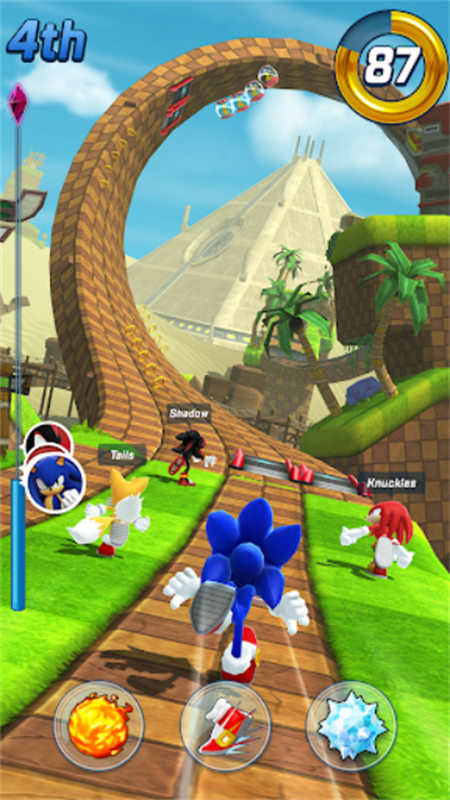 索尼克力量速度之战中文最新安卓版(Sonic Forces)高速跑酷关卡截图