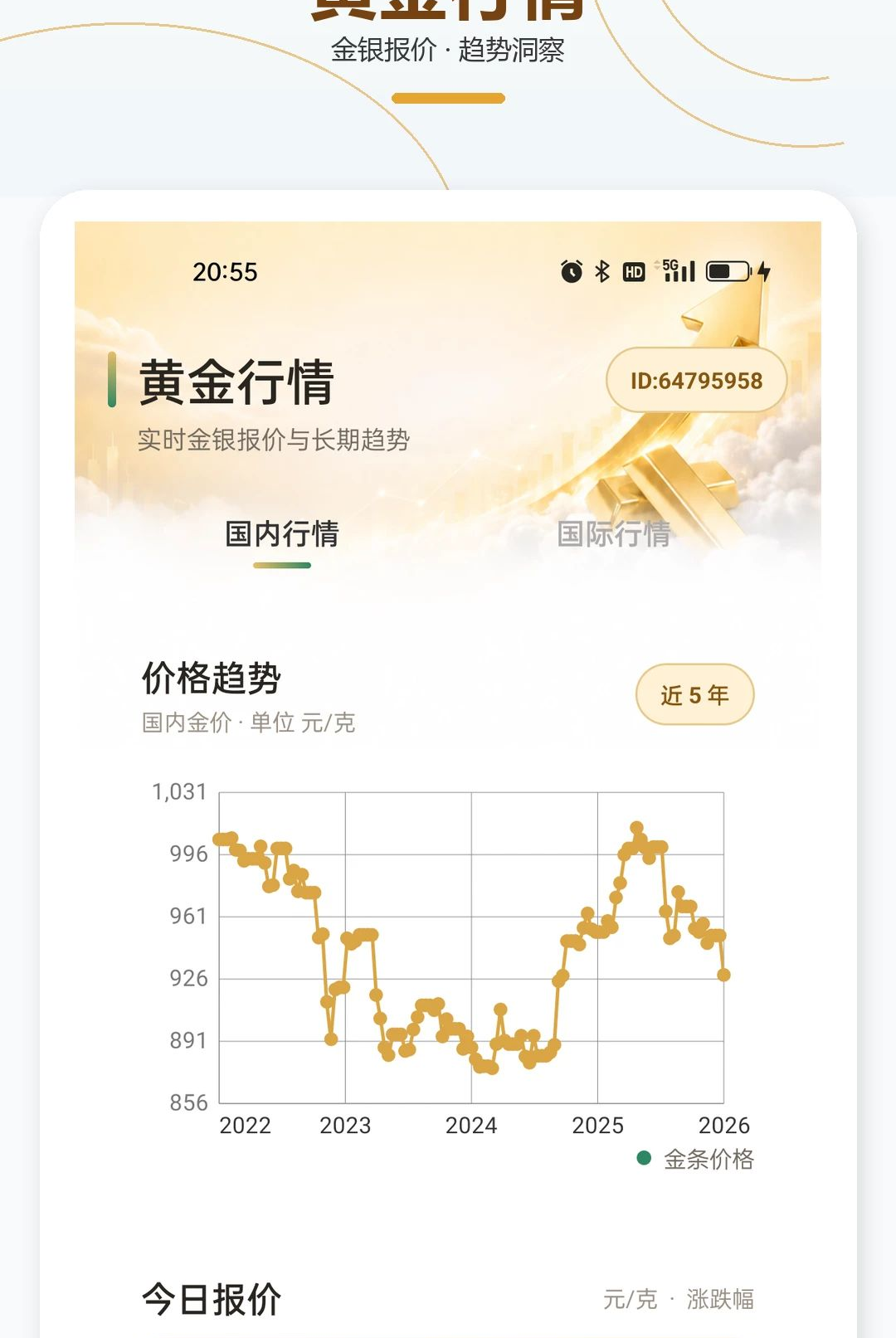 金价趋势查看助手1.0.1 金价行情助手 金价趋势查看助手1.0.1 金价行情助手
