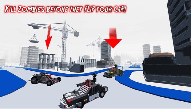 ����˽�ʬ�����Ϸ�������İ棨Stickman Car Zombie Shooting��