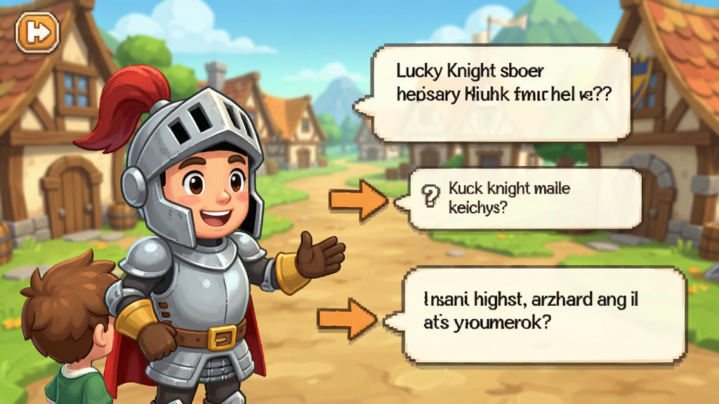 Lucky Knight���ֽ̳̽����ͼ��������һλ��ͨ��ʿ��ʦ��������ҽ����������Ա��м�ͷָʾ������������ʾ����������ܰ�Ĵ�ׯ�����������������Ѻã����������ɾ�