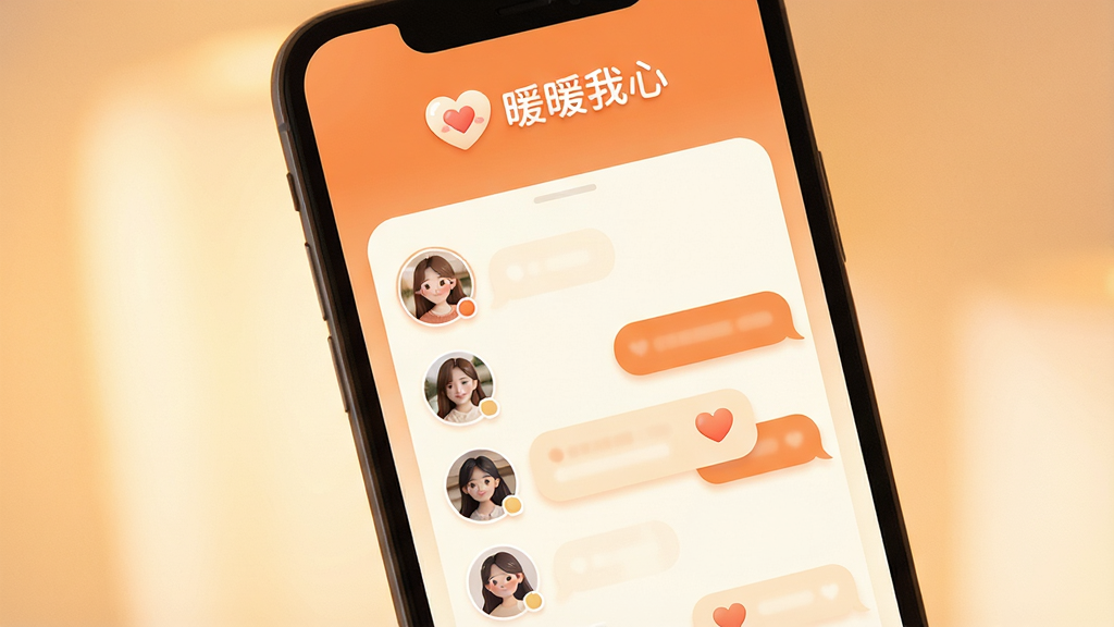 手机屏幕正中央显示着一款名为