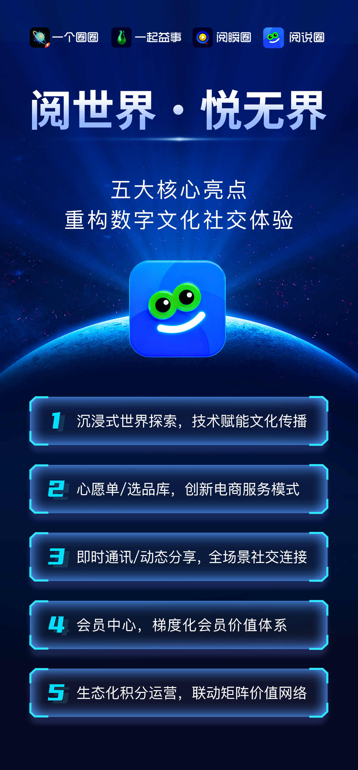 阅说圈 安卓版 界面功能展示图